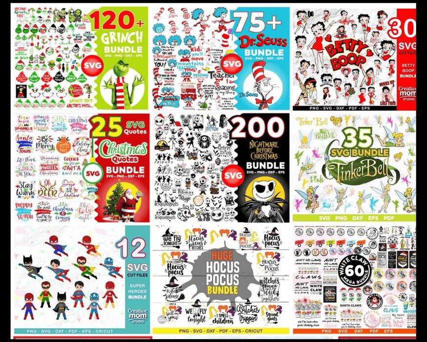 80,000+ Sticker Cutting Design MEGA-Bundle