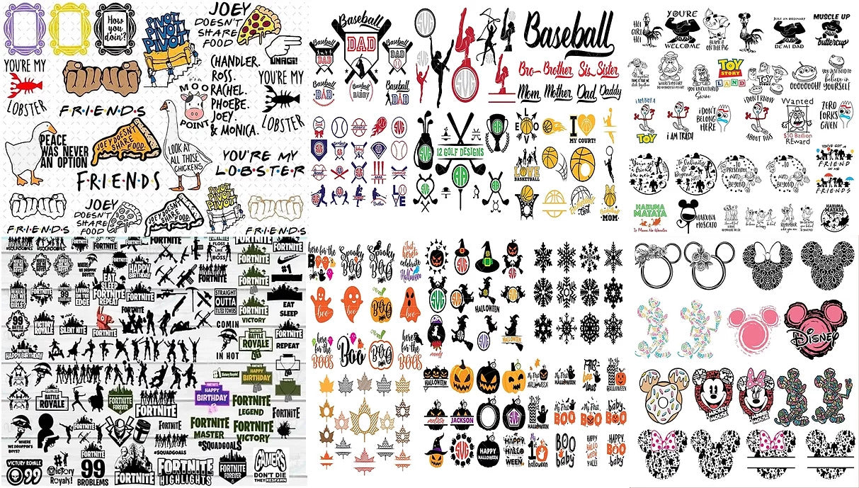 80,000+ Sticker Cutting Design MEGA-Bundle